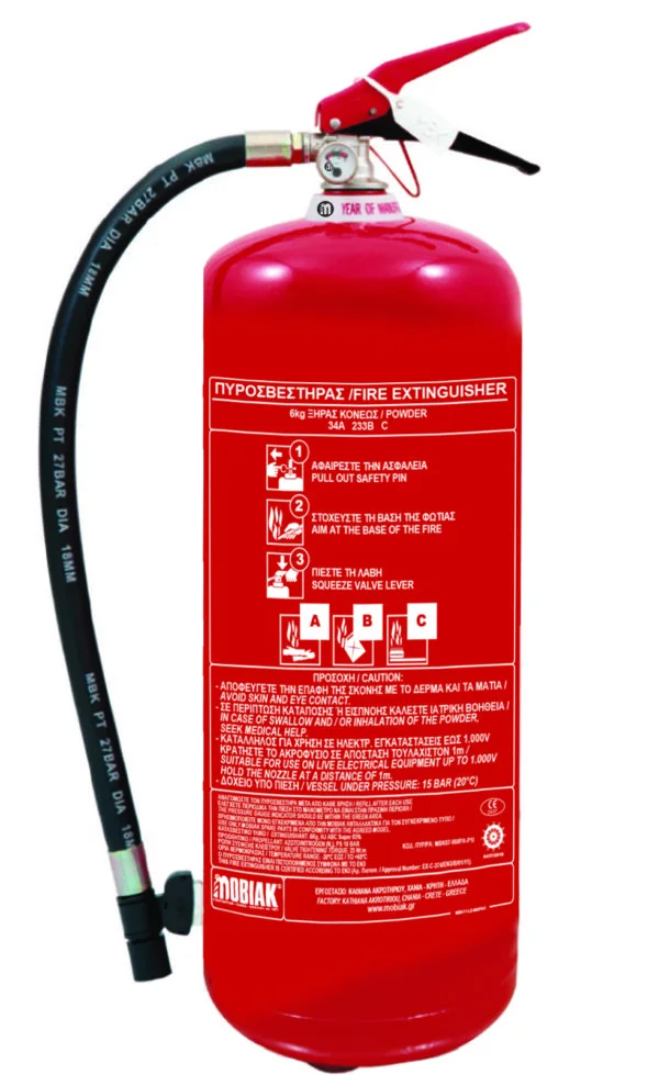 Vatrogasni aparat s prahom 6 kg ABC85