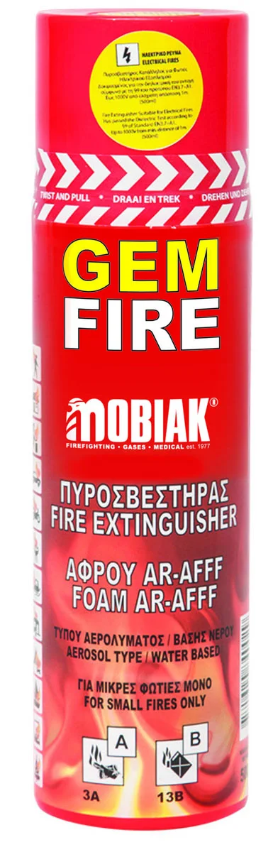 Vatrogasni aparat u obliku aerosola