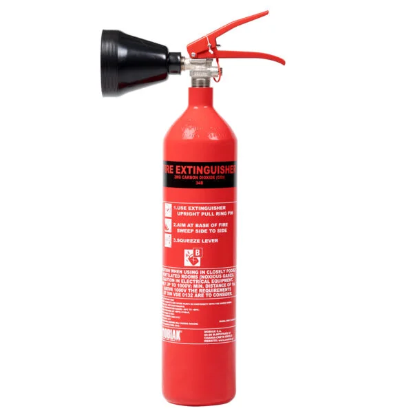Vatrogasni aparat s CO2 2 kg (BSI KITEMARK)