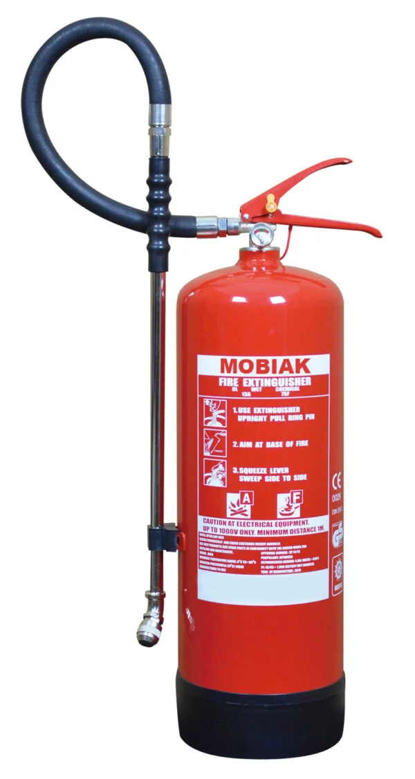 Vatrogasni aparat 6 l mokro kemijsko sredstvo za gašenje (BSI KITEMARK)