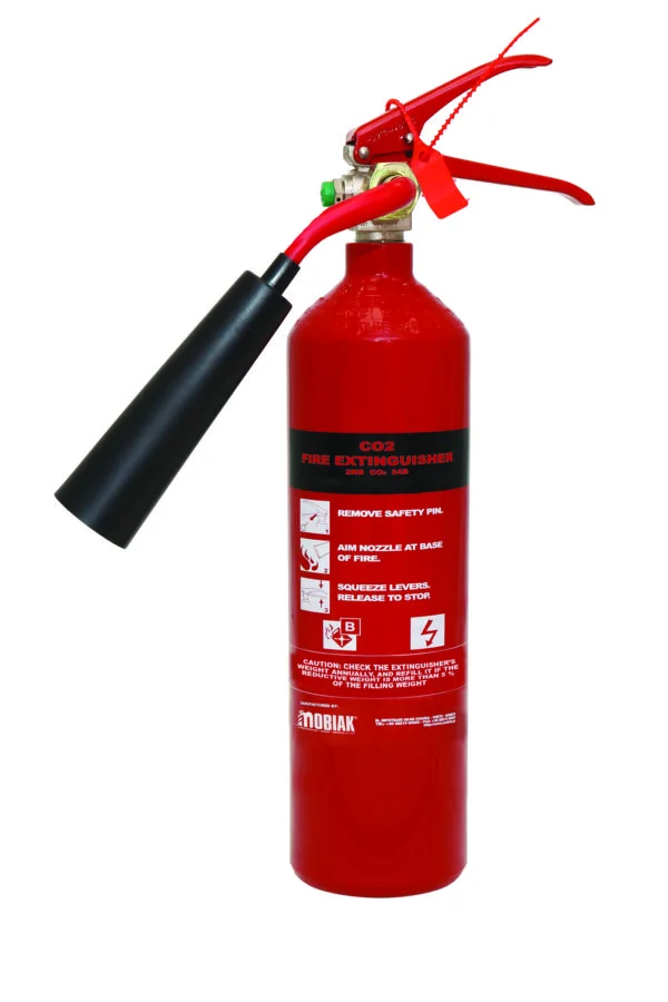 Vatrogasni aparat s CO2 2 kg (BSI KITEMARK) sa aluminij. Cilindar