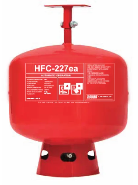 Automatski stropni vatrogasni aparat od 8 kg HFC-227ea