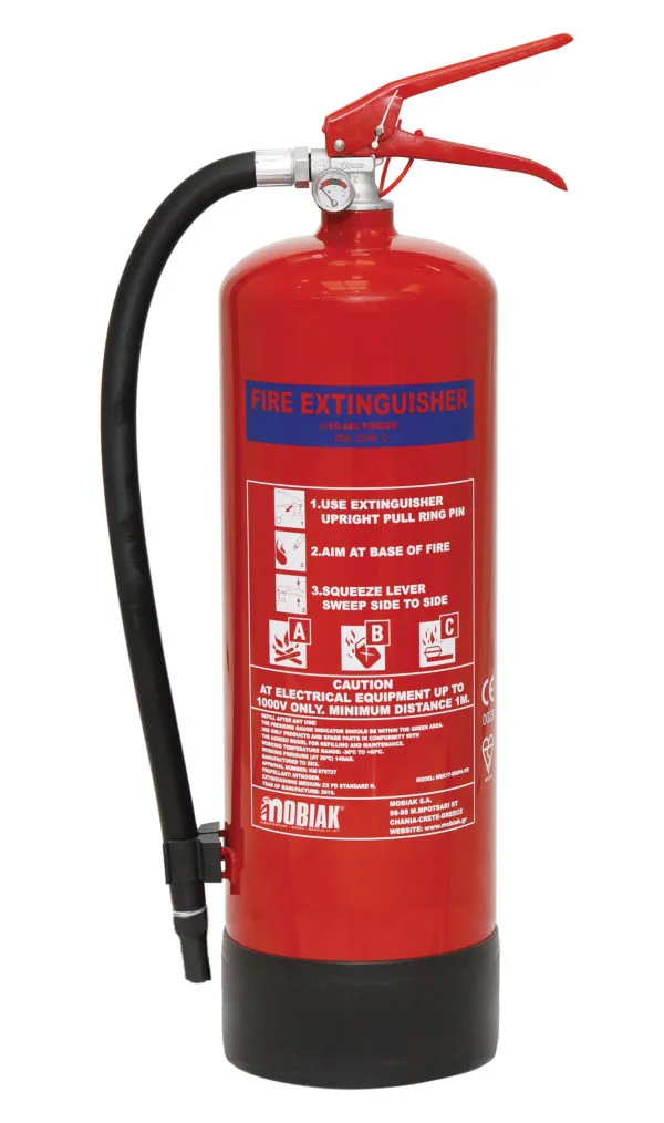 Vatrogasni aparat s prahom 12 kg (BSI KITEMARK)