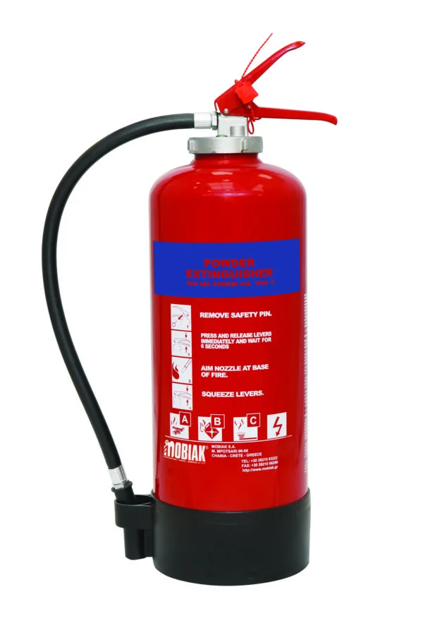 Vatrogasni aparat 9 kg prahom s unutarnjim uloškom (BSI KITEMARK)