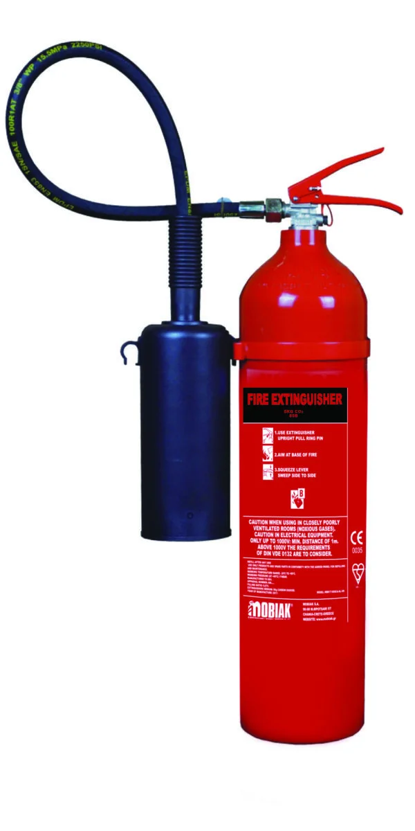 Vatrogasni aparat s CO2 5 kg (BSI KITEMARK)