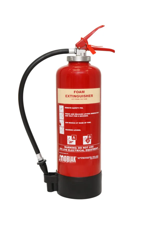 Vatrogasni aparat s pjenom 6 l s aluminijskim cilindrom (BSI KITEMARK)