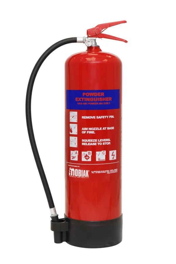 Vatrogasni aparat s prahom 12 kg (BSI KITEMARK)