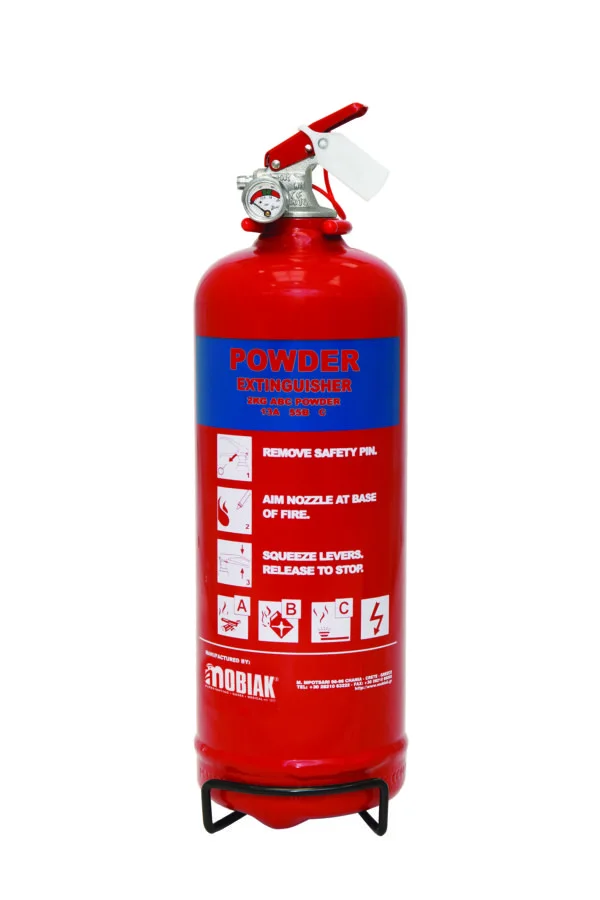 Vatrogasni aparat s prahom 2 kg (BSI KITEMARK)