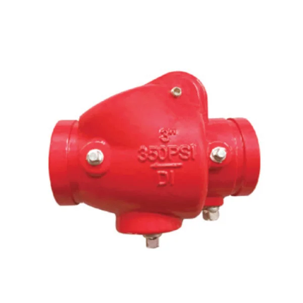 Nepovratni nepovratni ventil s žljebovima na kraju od 350 PSI