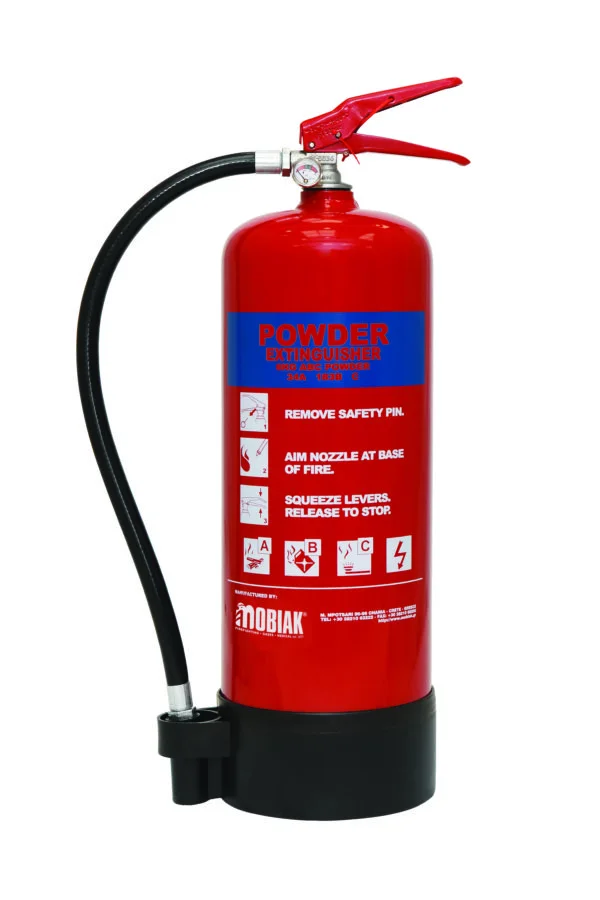 Vatrogasni aparat s prahom 6 kg (BSI KITEMARK)