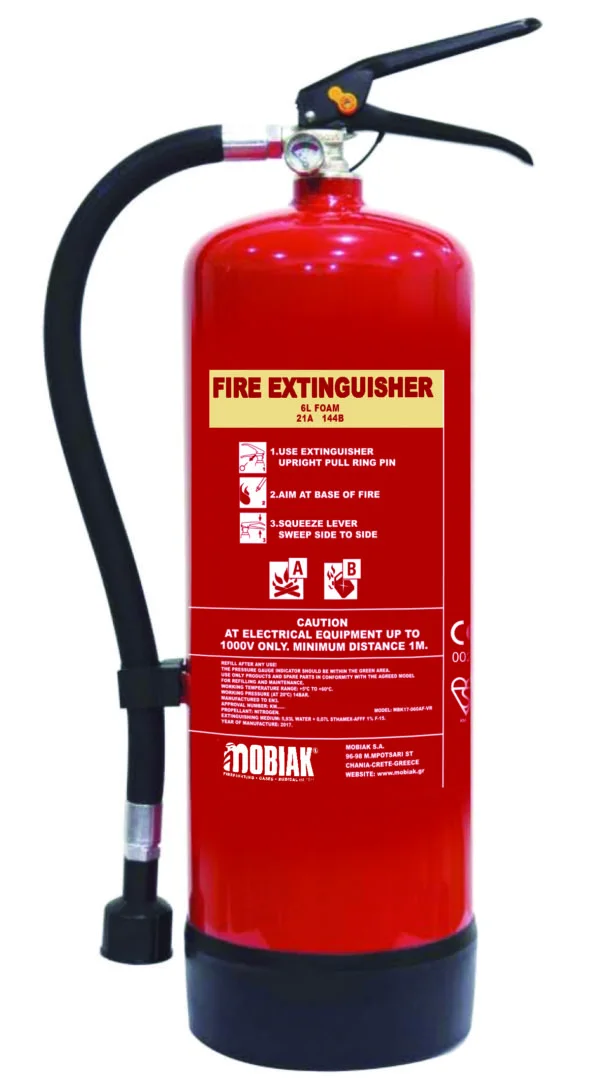 Vatrogasni aparat s pjenom 6 l (BSI KITEMARK)
