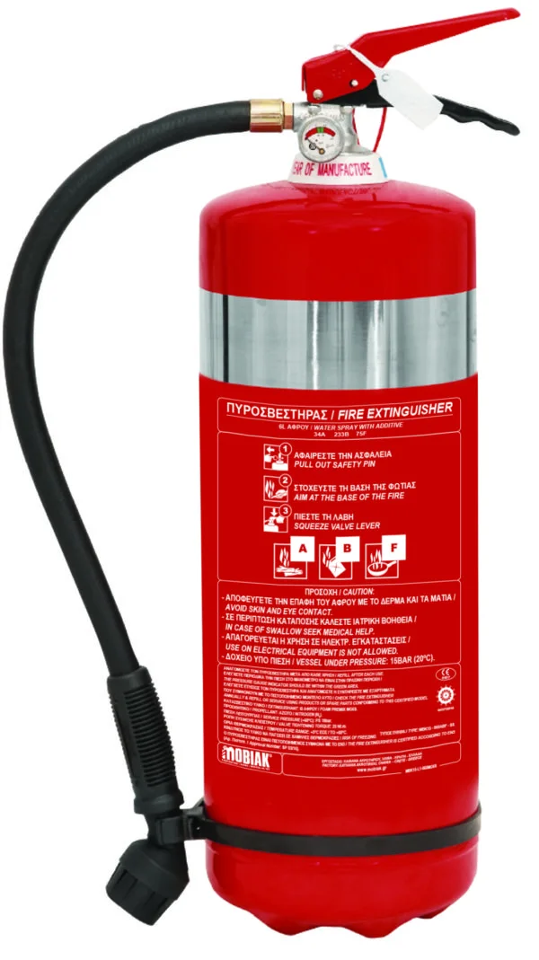 Vatrogasni aparat 6 l nehrđajući čelik