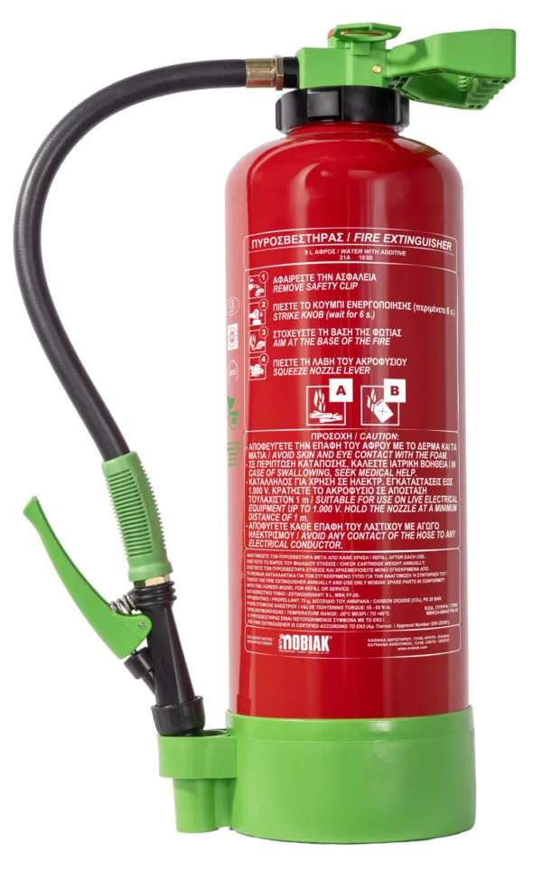 9 l antifriz (-20°C) pjenasti vatrogasni aparat bez fluora (unutarnji uložak)